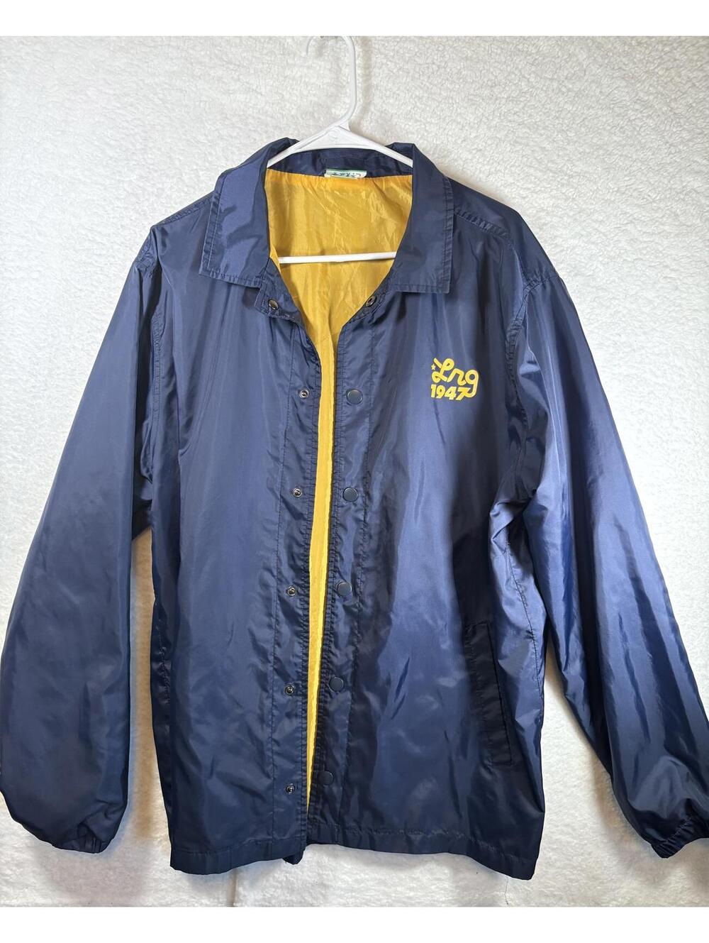LRG Lifted Reasearch Group Windbreaker Track Jacket Mens XL Life's Journey
